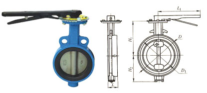 沈阳郑高阀门手动对夹式橡胶密封蝶阀 沈阳郑高阀门手动对夹式橡胶密封蝶阀
