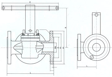 沈阳郑高阀门L型三通卡套旋塞阀 沈阳郑高阀门L型三通卡套旋塞阀