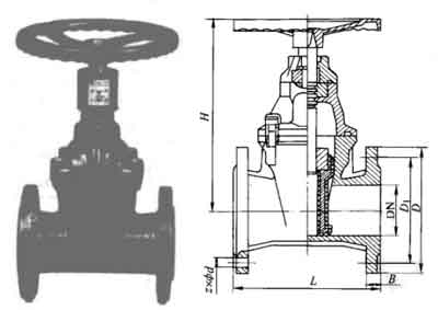 Z40X-10、Z40X-16 型弹性座封闸阀沈阳郑高阀门 Z40X-10、Z40X-16 型弹性座封闸阀沈阳郑高阀门